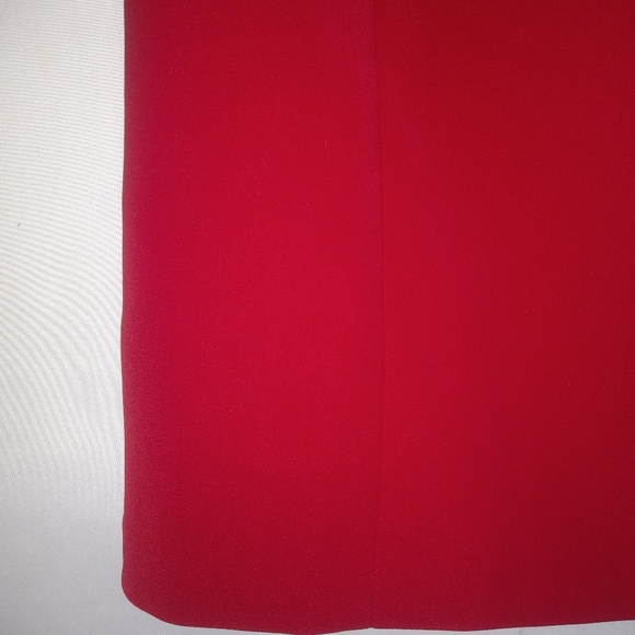 Rafael 16 Smart Red Pencil Straight Skirt Plus - Picture 2 of 6